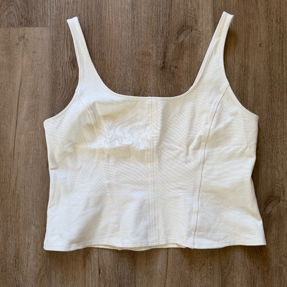 Cream Tank Top